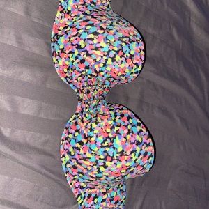 victoria’s secret strapless bathing suit top